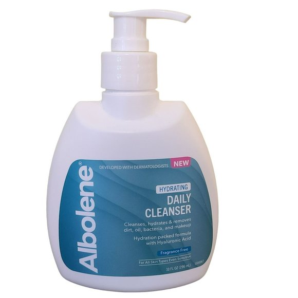 Albolene Daily Face Wash Moisturizing Cleanser Makeup Remover Hyaluronic Acid 10 - Picture 1 of 4